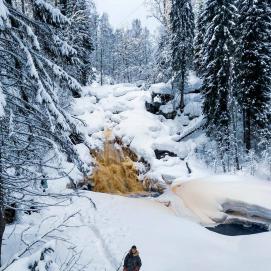  самый большой водопад Карелии 