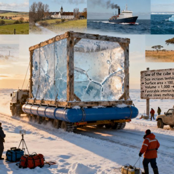Как математика помогла глыбе льда добраться до экватора