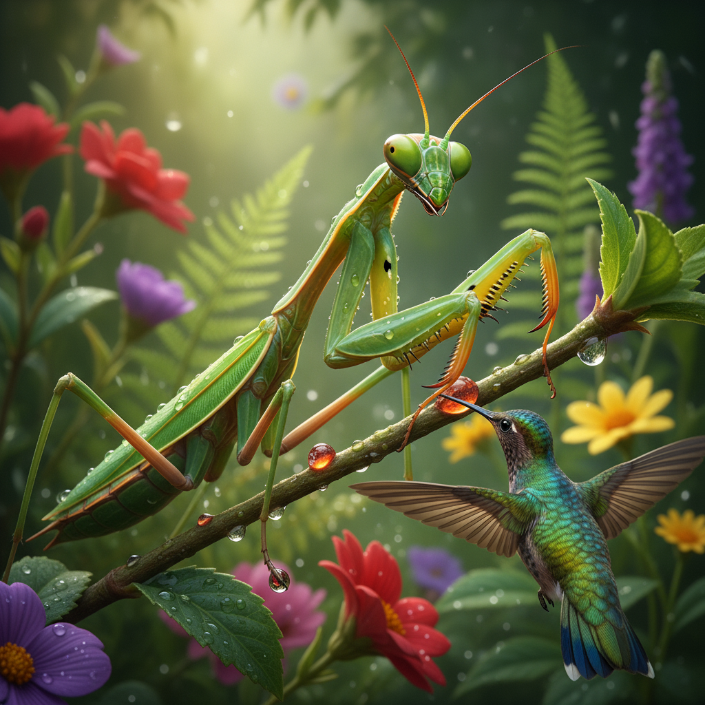 Хищные Насекомые: богомолы и их необычные вкусы