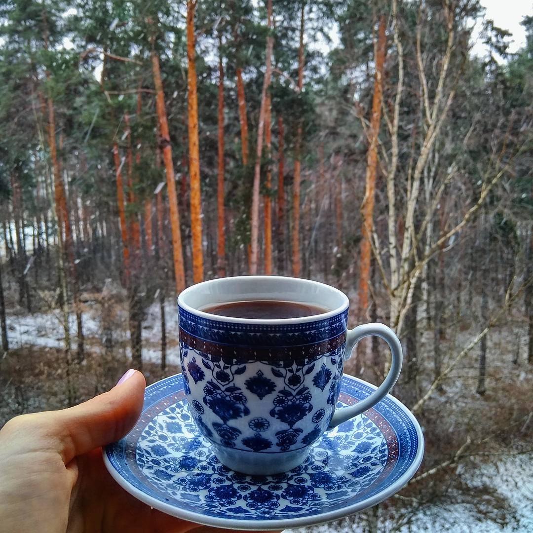 Отогреваюсь после дороги ☕ Погода сегодня удивительная: то солнышко светит и небо голубое, то град с дождем барабанит по лобовому стеклу, то метель слепит☔ Набираюсь сил, впереди долгий путь?